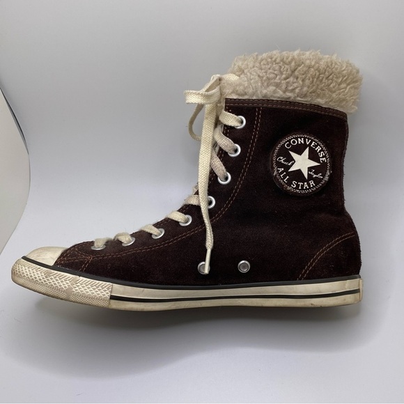 Converse Chuck Taylor Dainty Hi Top Sneaker Plimsolls Size 6 - Picture 1 of 10